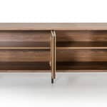 Solid Wood Sideboard with Glass Doors and Ample Storage 11 Solid Wood Sideboard with Glass Doors and Ample Storage