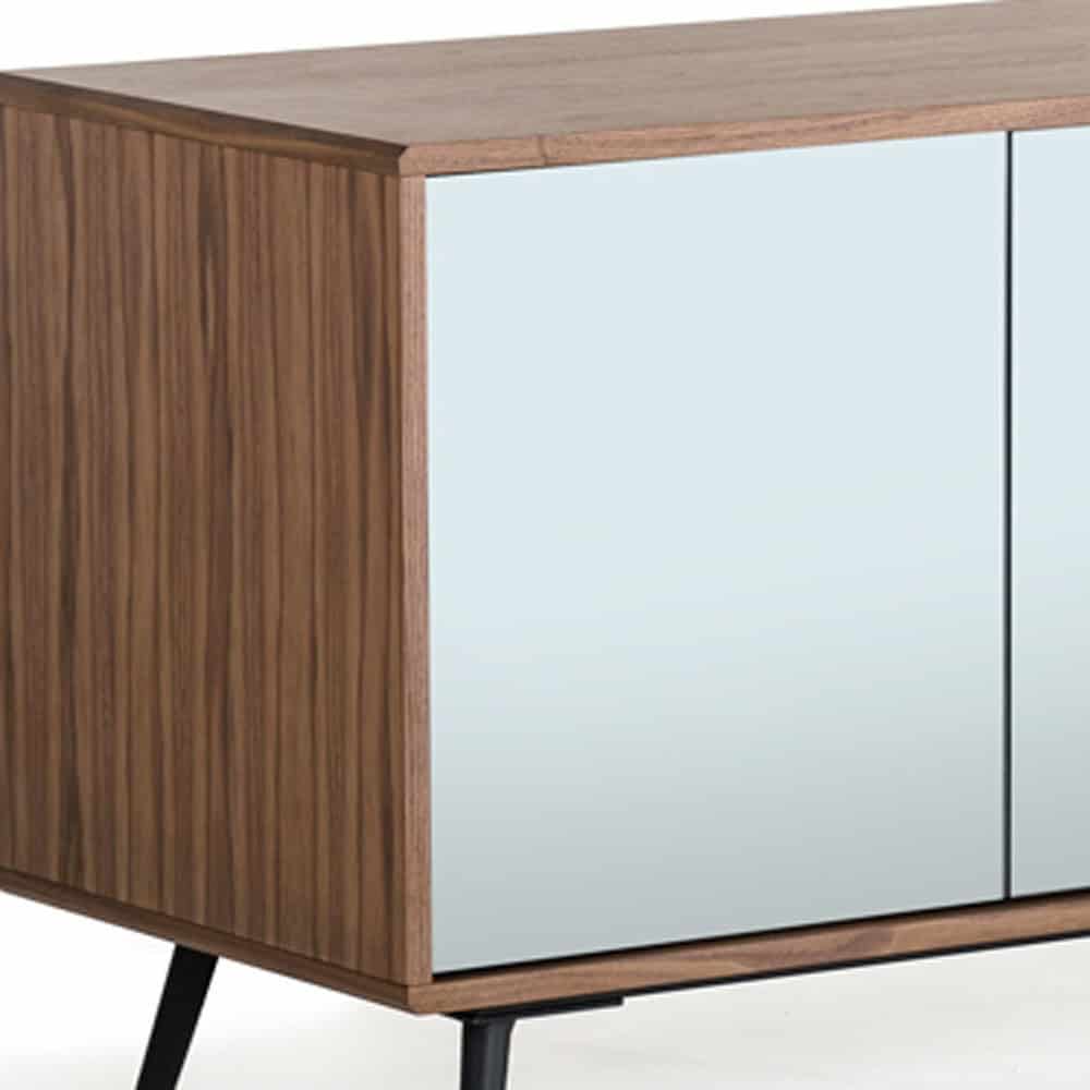 Solid Wood Sideboard with Glass Doors and Ample Storage 4 Solid Wood Sideboard with Glass Doors and Ample Storage - Image 4
