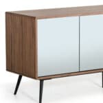 Solid Wood Sideboard with Glass Doors and Ample Storage 13 Solid Wood Sideboard with Glass Doors and Ample Storage