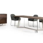 Dark Aged Oak Steel and Wood Buffet with Storage 34 7 Dark Aged Oak Steel and Wood Buffet with Storage 34