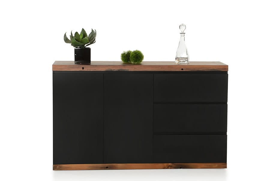 Contemporary MDF Wood Buffet with 3 Drawers and 2 Doors 1 Contemporary MDF Wood Buffet with 3 Drawers and 2 Doors