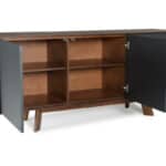 Charcoal Sideboard with Two Drawers and Two Doors 10 Charcoal Sideboard with Two Drawers and Two Doors