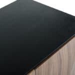 Wenge Veneer Buffet With Walnut Doors And Stainless Steel 5 Wenge Veneer Buffet With Walnut Doors And Stainless Steel