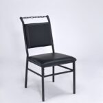 41-Inch Black Faux Leather Office Chair With Steel Frame 11 41-Inch Black Faux Leather Office Chair With Steel Frame