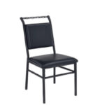 41-Inch Black Faux Leather Office Chair With Steel Frame 8 41-Inch Black Faux Leather Office Chair With Steel Frame