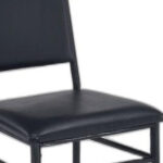 41-Inch Black Faux Leather Office Chair With Steel Frame 9 41-Inch Black Faux Leather Office Chair With Steel Frame