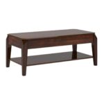 47 Inch Dark Brown Lift Top Coffee Table With Shelf 6 47 Inch Dark Brown Lift Top Coffee Table With Shelf