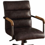 26-Inch Black Adjustable Swivel Faux Leather Office Chair 9 26-Inch Black Adjustable Swivel Faux Leather Office Chair