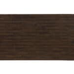 Distressed Walnut Transitional Dining Table Rubberwood and Poplar Wood