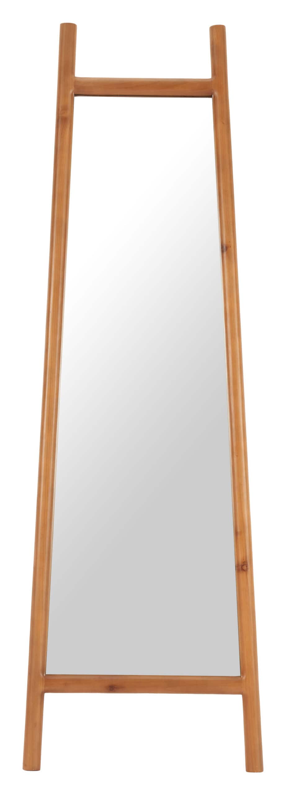 Standing Mirror with Natural Wood Frame, Modern and Elegant Design 5 Standing Mirror with Natural Wood Frame, Modern and Elegant Design