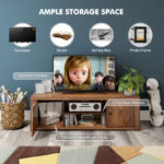 Classic TV Stand for 65-Inch TV with Storage and Shelves 9 Classic TV Stand for 65-Inch TV with Storage and Shelves
