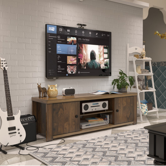 Classic TV Stand for 65-Inch TV with Storage and Shelves 6 Classic TV Stand for 65-Inch TV with Storage and Shelves - Image 6