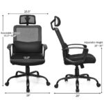 Ergonomic High Back Mesh Office Chair with Adjustable Headrest 11 Ergonomic High Back Mesh Office Chair with Adjustable Headrest