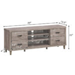 Retro TV Stand with Storage Shelves and Drawers for Living Rooms 12 Retro TV Stand with Storage Shelves and Drawers for Living Rooms