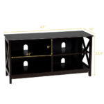 Rustic Wooden TV Stand with Storage for TVs up to 55 Inch