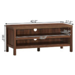 Mid-Century 3-Tier TV Stand with Storage for 45 Inch TVs 18 Mid-Century 3-Tier TV Stand with Storage for 45 Inch TVs