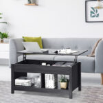 Lift Top Coffee Table with Hidden Storage and Lower Shelf 22 Lift Top Coffee Table with Hidden Storage and Lower Shelf