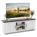 Modern TV Stand with Cabinets and Shelves for 65-Inch TVs 17 Modern TV Stand with Cabinets and Shelves for 65-Inch TVs