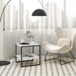 2 Tier End Table with Reversible Shelf Design and Storage 9 2 Tier End Table with Reversible Shelf Design and Storage