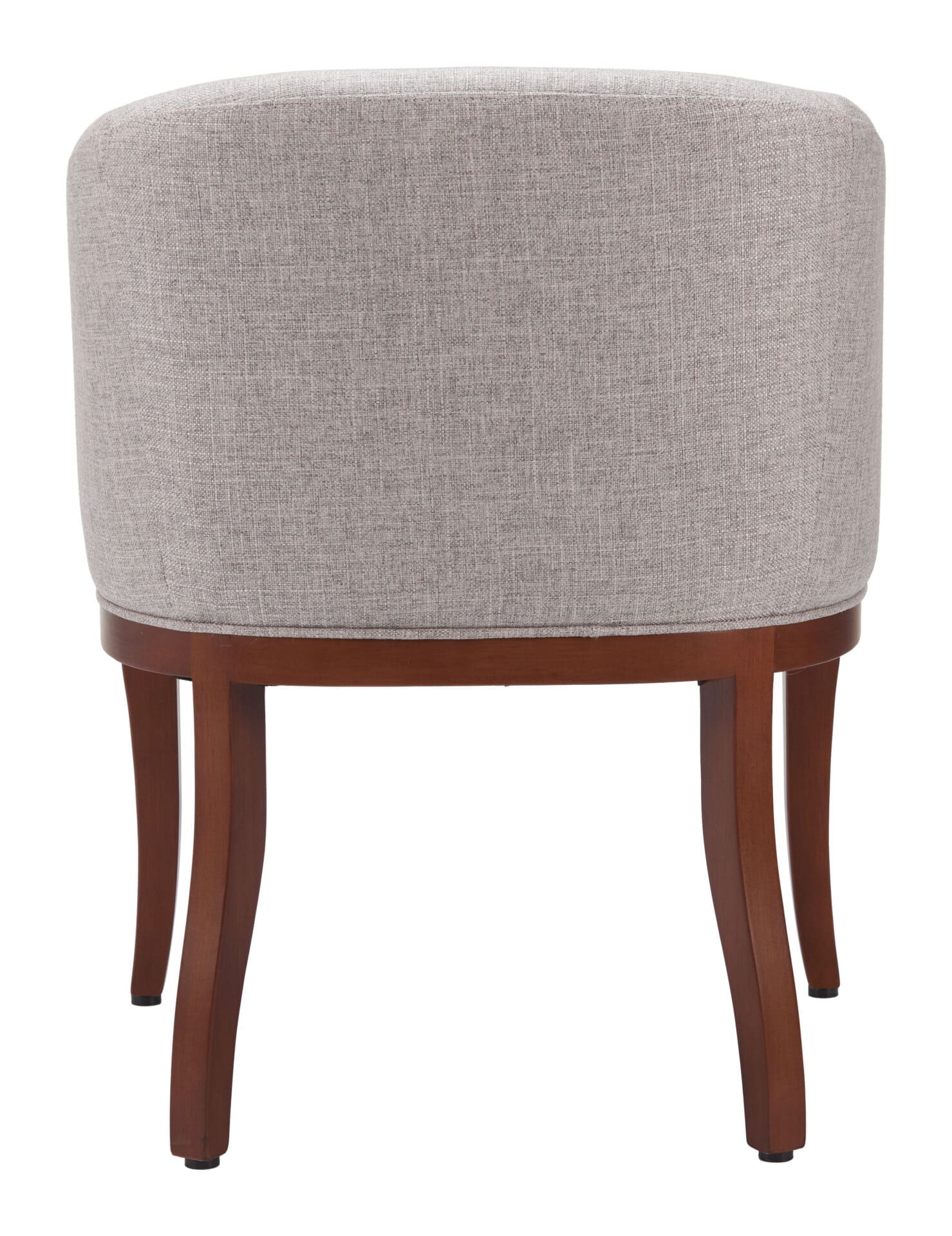 Gray Modern Dining Chair with Wood Frame and Water-Resistant Fabric 4 Gray Modern Dining Chair with Wood Frame and Water-Resistant Fabric - Image 4