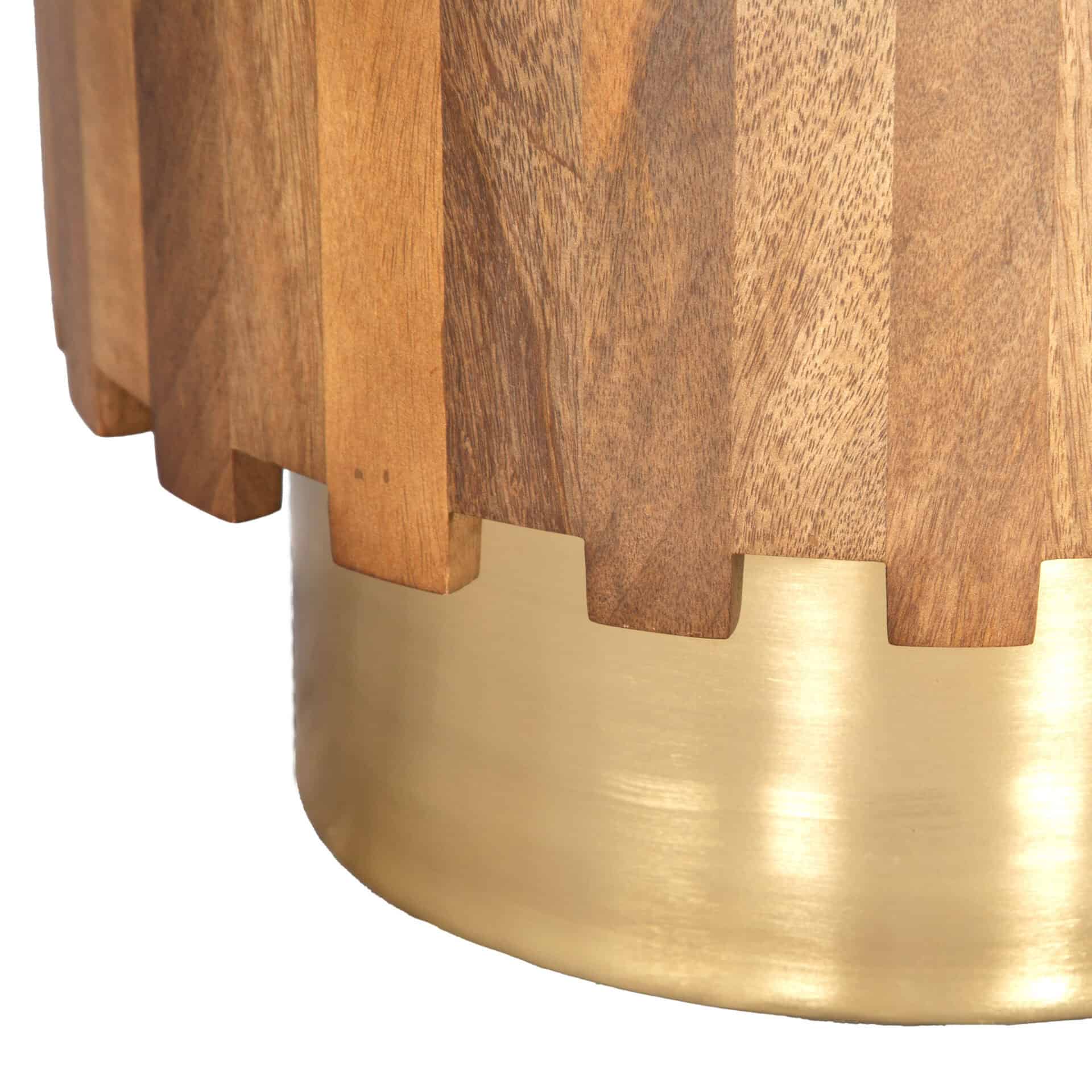 Natural Round Side Table with Sleek Design and Sturdy Construction 7 Natural Round Side Table with Sleek Design and Sturdy Construction - Image 7