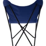 Multicolor Boho Accent Chair with Steel Frame and Cotton Seat 13 Multicolor Boho Accent Chair with Steel Frame and Cotton Seat