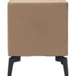 Modern Brown Side Table with Two Drawers and Steel Frame 13 Modern Brown Side Table with Two Drawers and Steel Frame