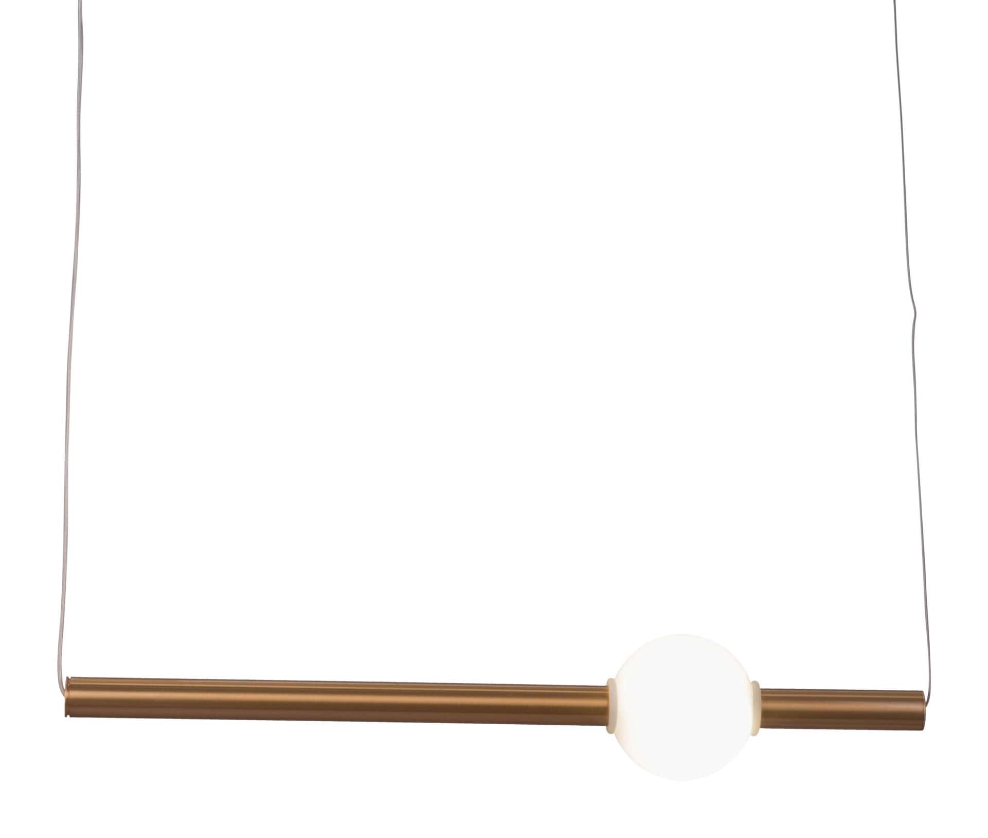 Gold-Plated Modern LED Ceiling Lamp with Adjustable Cord Length 6 Gold-Plated Modern LED Ceiling Lamp with Adjustable Cord Length - Image 6
