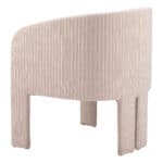 Beige Accent Chair with Durable Polyester Fabric and Armrest Support 18 Beige Accent Chair with Durable Polyester Fabric and Armrest Support