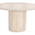 Round Mango Wood Dining Table with Hidden Storage Compartment 17 Round Mango Wood Dining Table with Hidden Storage Compartment