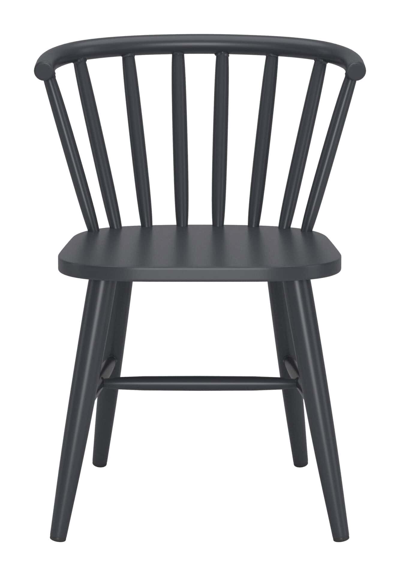 Modern Black Powder Coated Aluminum Dining Chair Durable Design 3 Modern Black Powder Coated Aluminum Dining Chair Durable Design - Image 3