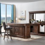30-Inch Leather Nail Head Swivel Bar Stool
