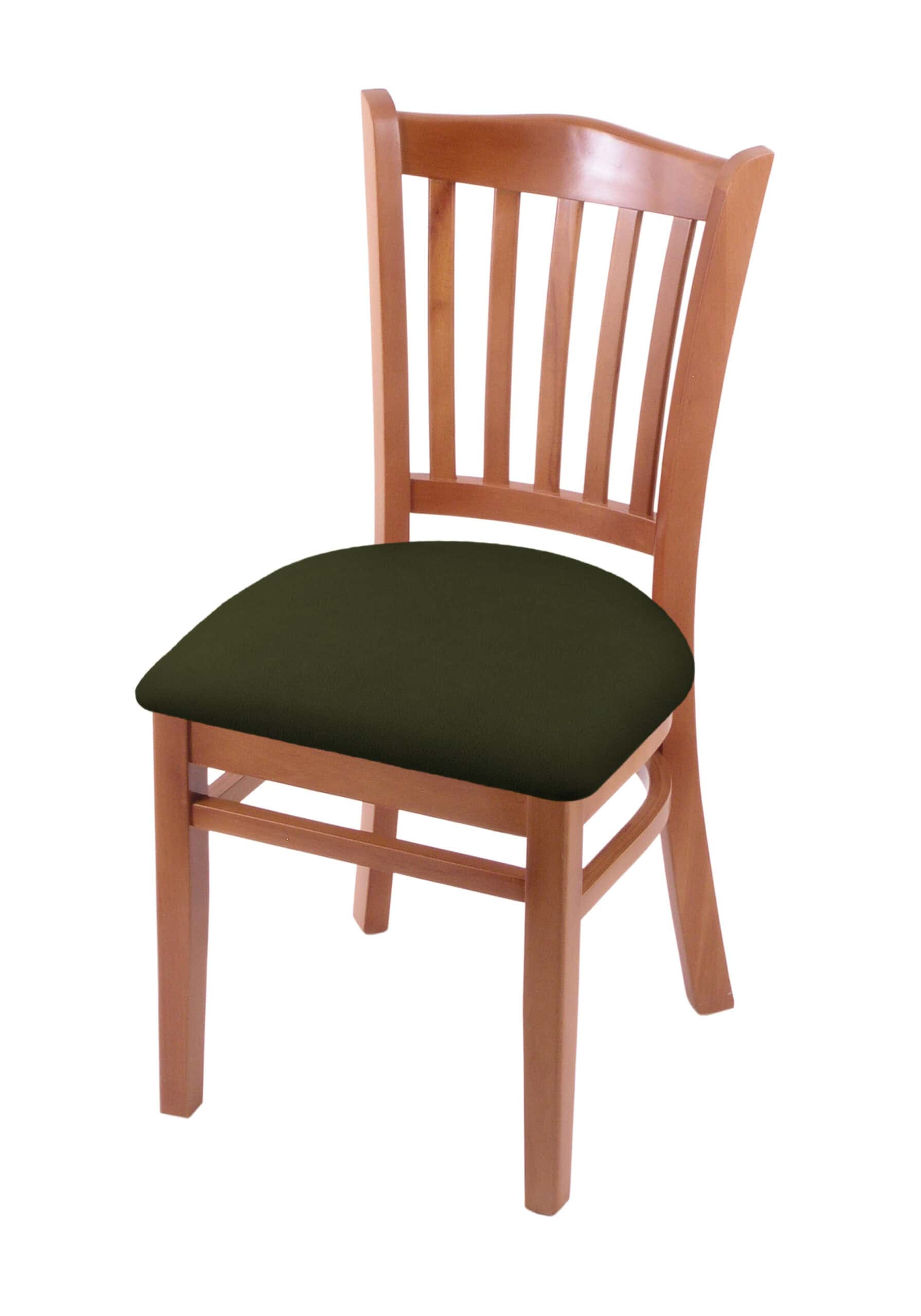 Hampton 18-Inch Wood Chair with Medium Finish, Canter Pine 2.5-Inch Cushion Seat Seat, and Jailhouse Back 3 Hampton 18-Inch Wood Chair with Medium Finish, Canter Pine 2.5-Inch Cushion Seat Seat, and Jailhouse Back