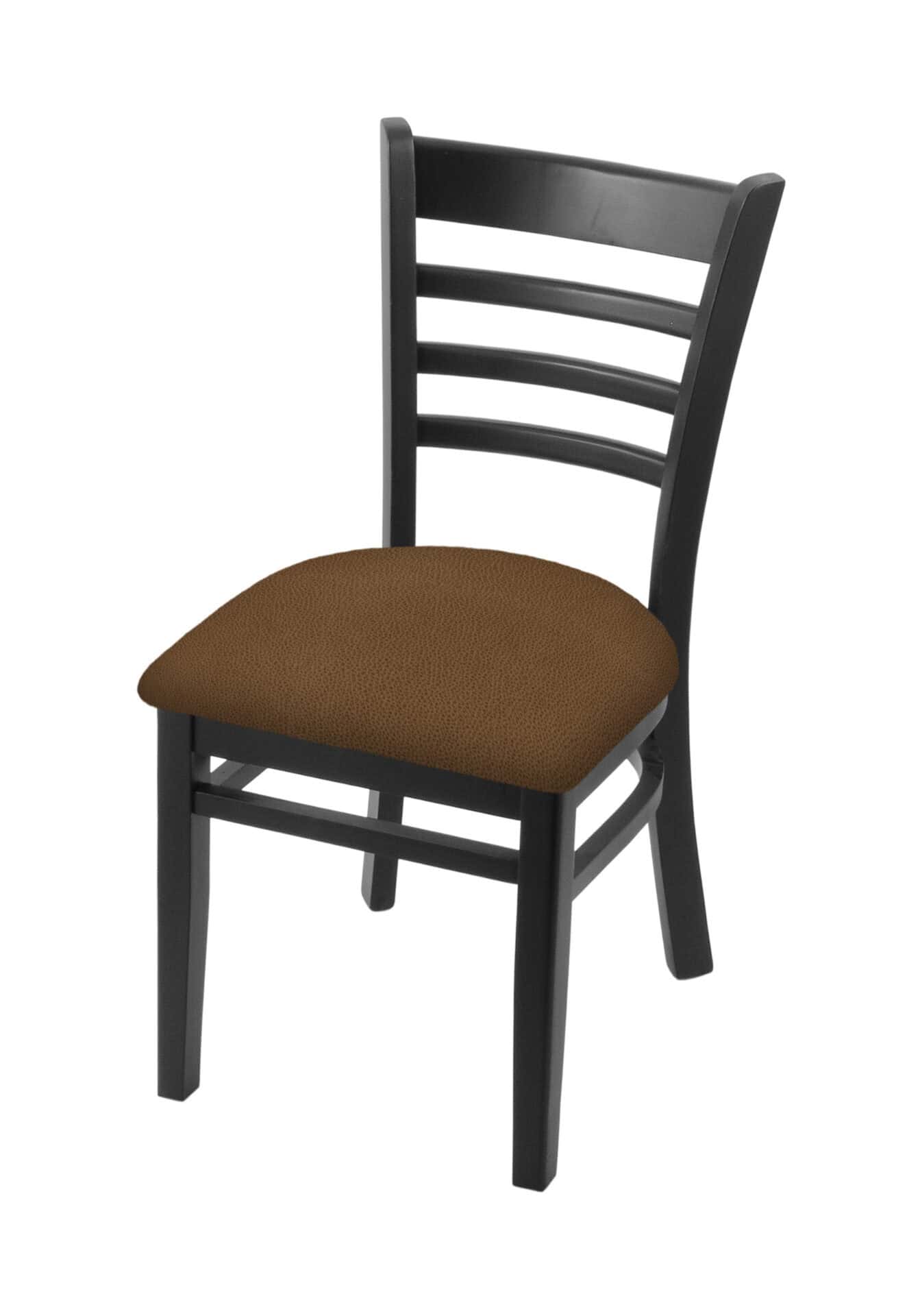 Hampton 18-Inch Wood Chair with Black Finish, Rein Thatch Wood Seat, and Ladder Back 1 Hampton 18-Inch Wood Chair with Black Finish, Rein Thatch Wood Seat, and Ladder Back