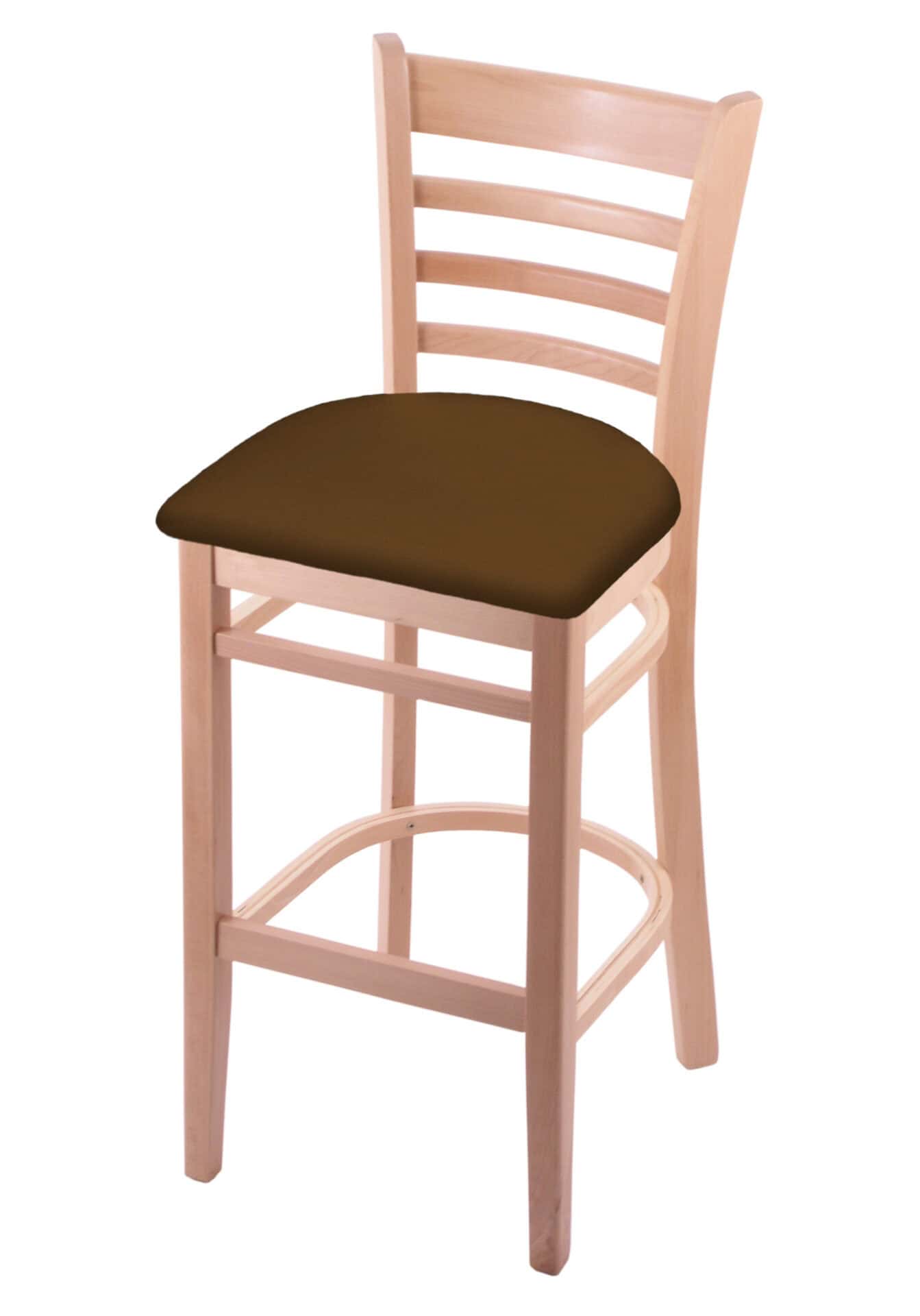Hampton 30-Inch Wood Bar Stool with Natural Finish, Canter Thatch Wood Seat, and Ladder Back 1 Hampton 30-Inch Wood Bar Stool with Natural Finish, Canter Thatch Wood Seat, and Ladder Back