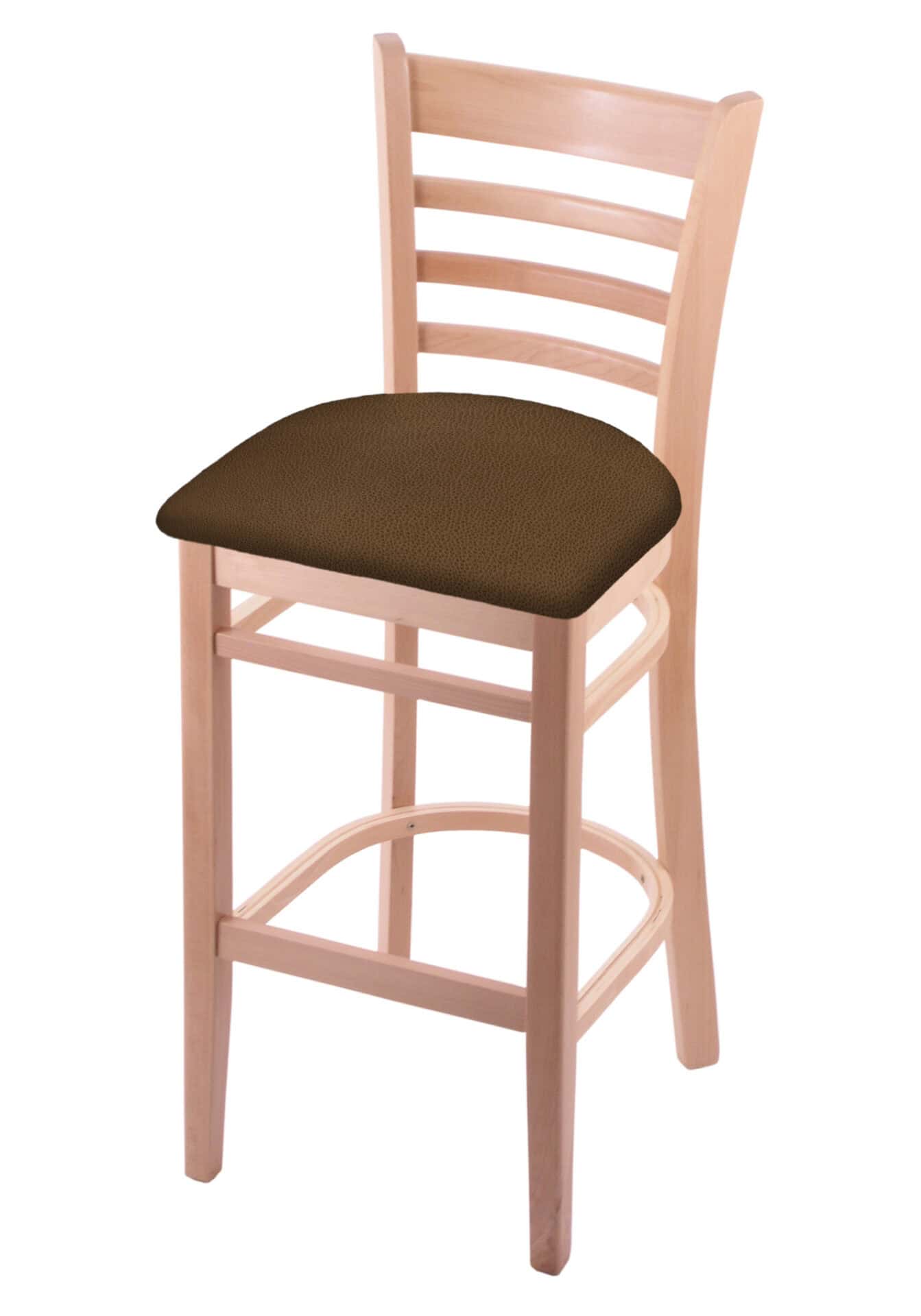 Hampton 30-Inch Wood Bar Stool with Natural Finish, Rein Thatch Wood Seat, and Ladder Back 1 Hampton 30-Inch Wood Bar Stool with Natural Finish, Rein Thatch Wood Seat, and Ladder Back