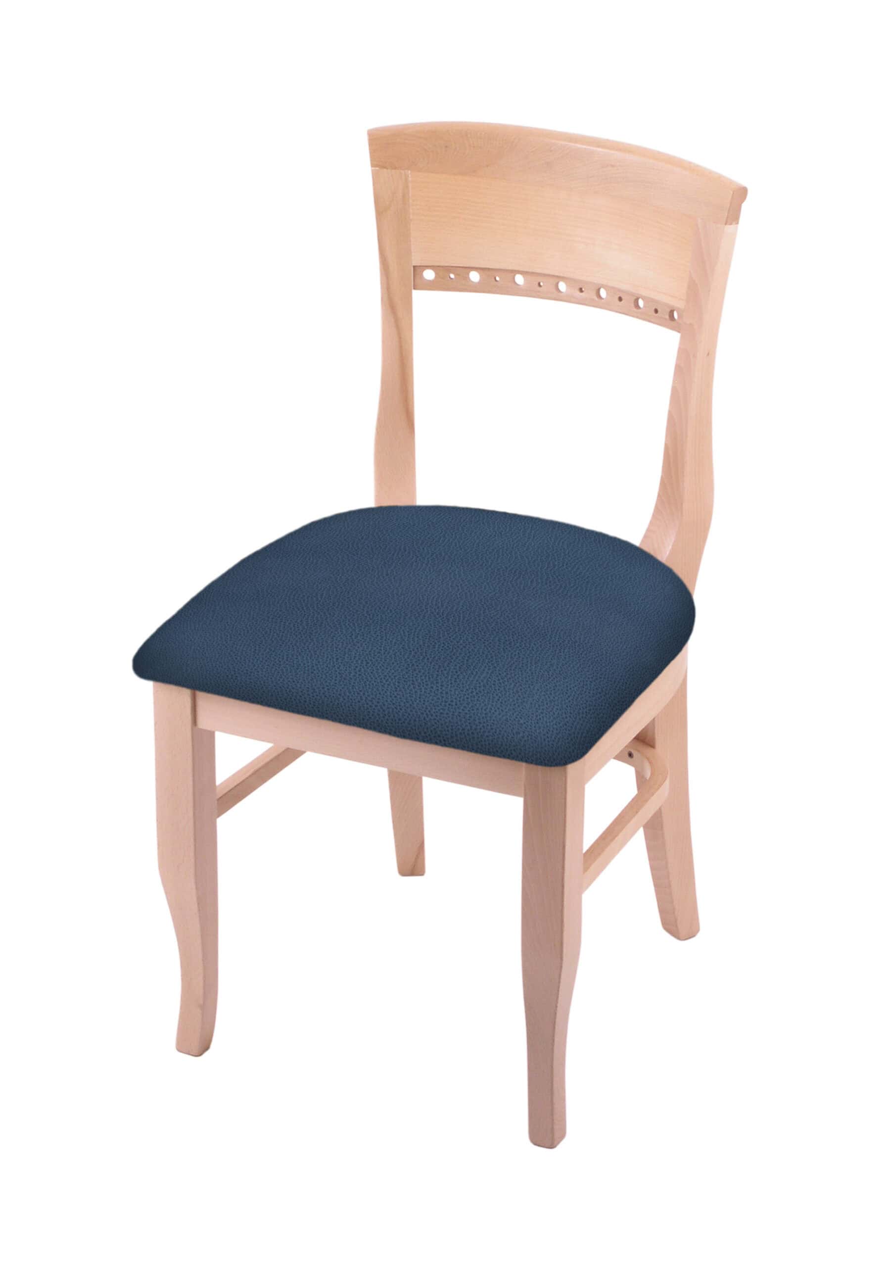 Hampton 18-Inch Wood Chair with Natural Finish, Rein Bay Wood Seat, and Curved Decorative Back 3 Hampton 18-Inch Wood Chair with Natural Finish, Rein Bay Wood Seat, and Curved Decorative Back
