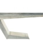Silver Aluminum 71-Inch Rectangular Writing Desk for Home Offices 12 Silver Aluminum 71-Inch Rectangular Writing Desk for Home Offices