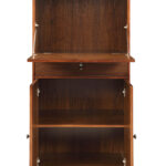 24" X 20" X 52" Walnut MDF Wine Storage Cabinet 13 24" X 20" X 52" Walnut MDF Wine Storage Cabinet