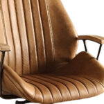 37-Inch Adjustable Swivel Faux Leather Office Chair with Tufted Design 9 37-Inch Adjustable Swivel Faux Leather Office Chair with Tufted Design