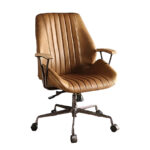 37-Inch Adjustable Swivel Faux Leather Office Chair with Tufted Design 7 37-Inch Adjustable Swivel Faux Leather Office Chair with Tufted Design