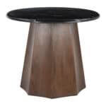 Marble Top Black and Brown Acacia Wood Accent Table 9 Marble Top Black and Brown Acacia Wood Accent Table