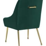 Velvet Armchair with Gold Metal Legs and Cushioned Backrest Green 16 Velvet Armchair with Gold Metal Legs and Cushioned Backrest Green