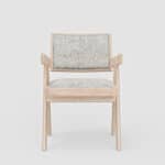 Driftwood Japandi Rubberwood Dining Side Chairs (Set of 2) 9 Driftwood Japandi Rubberwood Dining Side Chairs (Set of 2)
