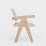 Driftwood Japandi Rubberwood Dining Side Chairs (Set of 2) 10 Driftwood Japandi Rubberwood Dining Side Chairs (Set of 2)