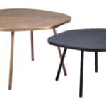 Modern Brass & Black Coffee Table Set (2-Piece) 14 Modern Brass & Black Coffee Table Set (2-Piece)