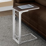 16" X 9" X 24.5" Modern Cherrywhite MDF Accent Table