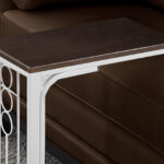 16" X 9" X 24.5" Modern Cherrywhite MDF Accent Table
