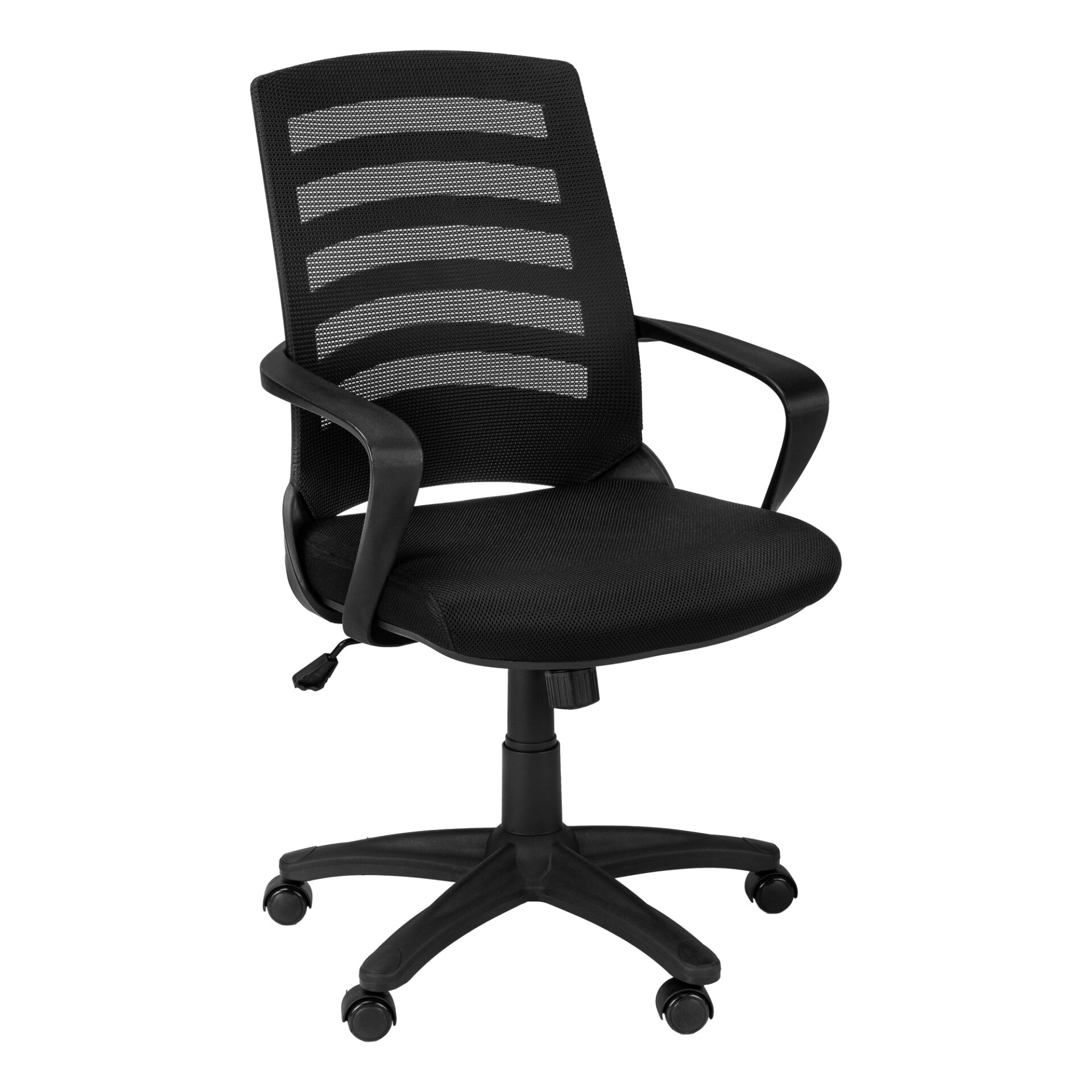 37.75 Inch Black Swivel Adjustable Mesh Back Office Chair 2 37.75 Inch Black Swivel Adjustable Mesh Back Office Chair - Image 2
