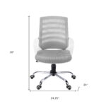 Adjustable Black Mesh Back Task Chair with Swivel Function 10 Adjustable Black Mesh Back Task Chair with Swivel Function